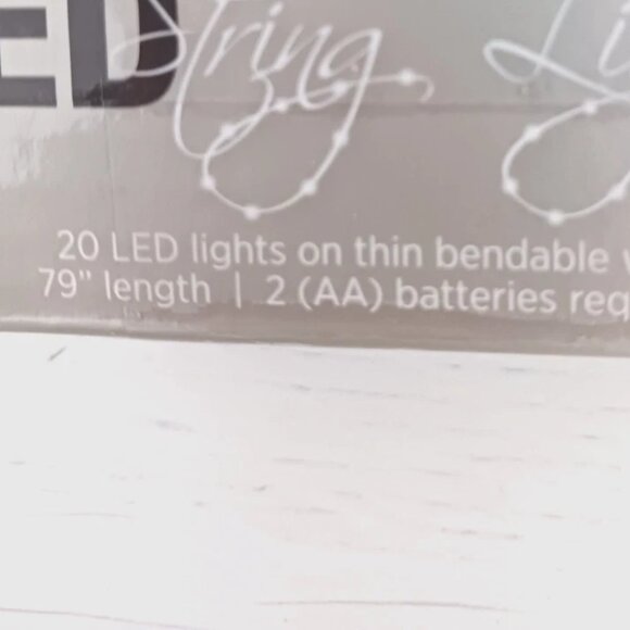 Snowman LED 20 String Lights 79" Overall By Audreys New In Box - Picture 4 of 4